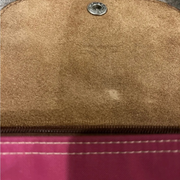 SOLD Long Champ Le Pliage “shopping” Modele Depose Pink Shoulder Tote Bag Long - Picture 6 of 17